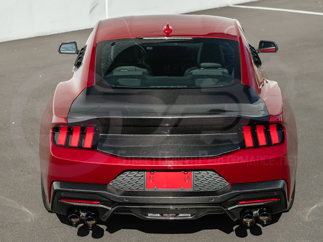 2024-UP FORD MUSTANG S650 | REAR LICENSE PLATE FRAME TRIM COVER